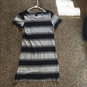 Striped t shirt dress